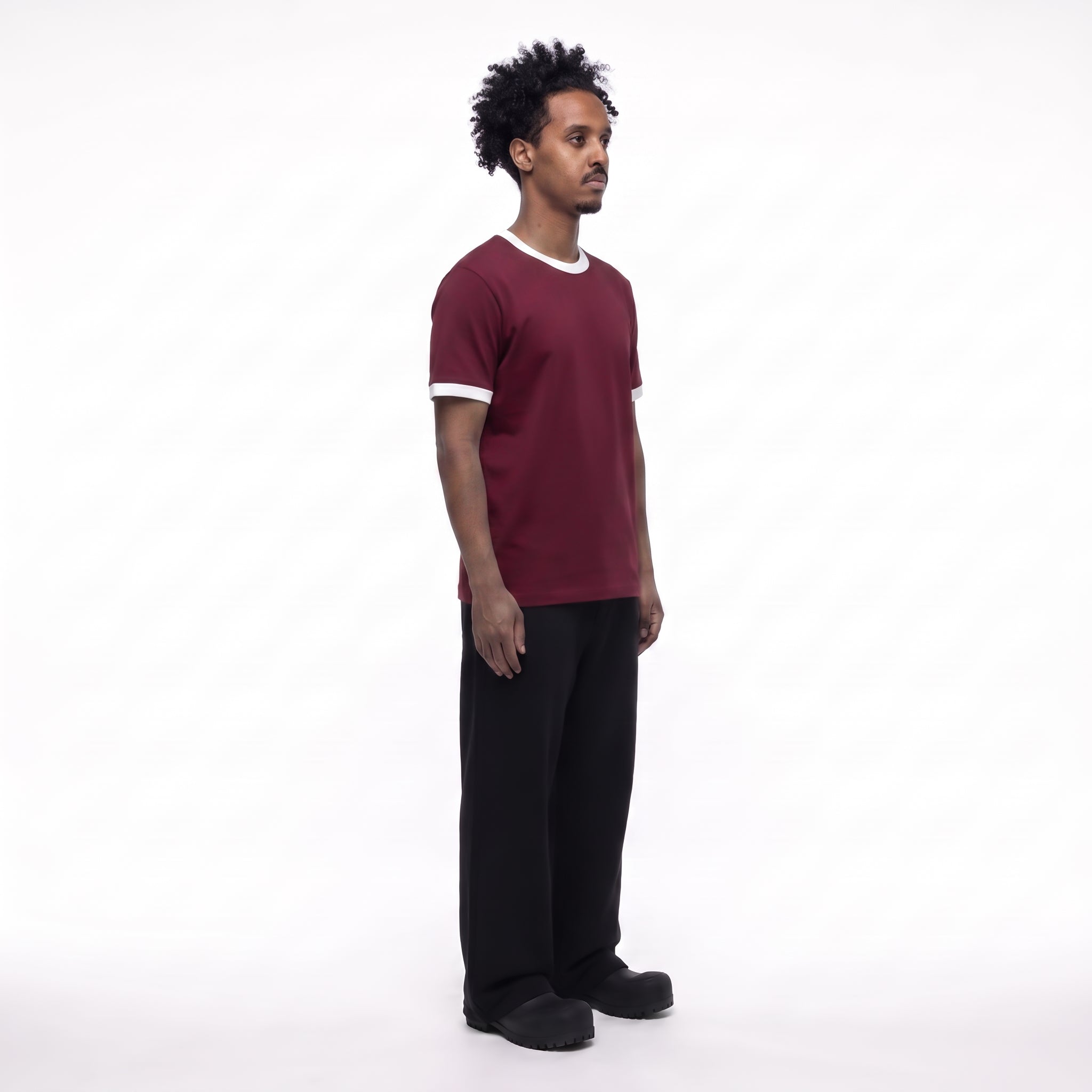 Ringer T-shirt Burgundy