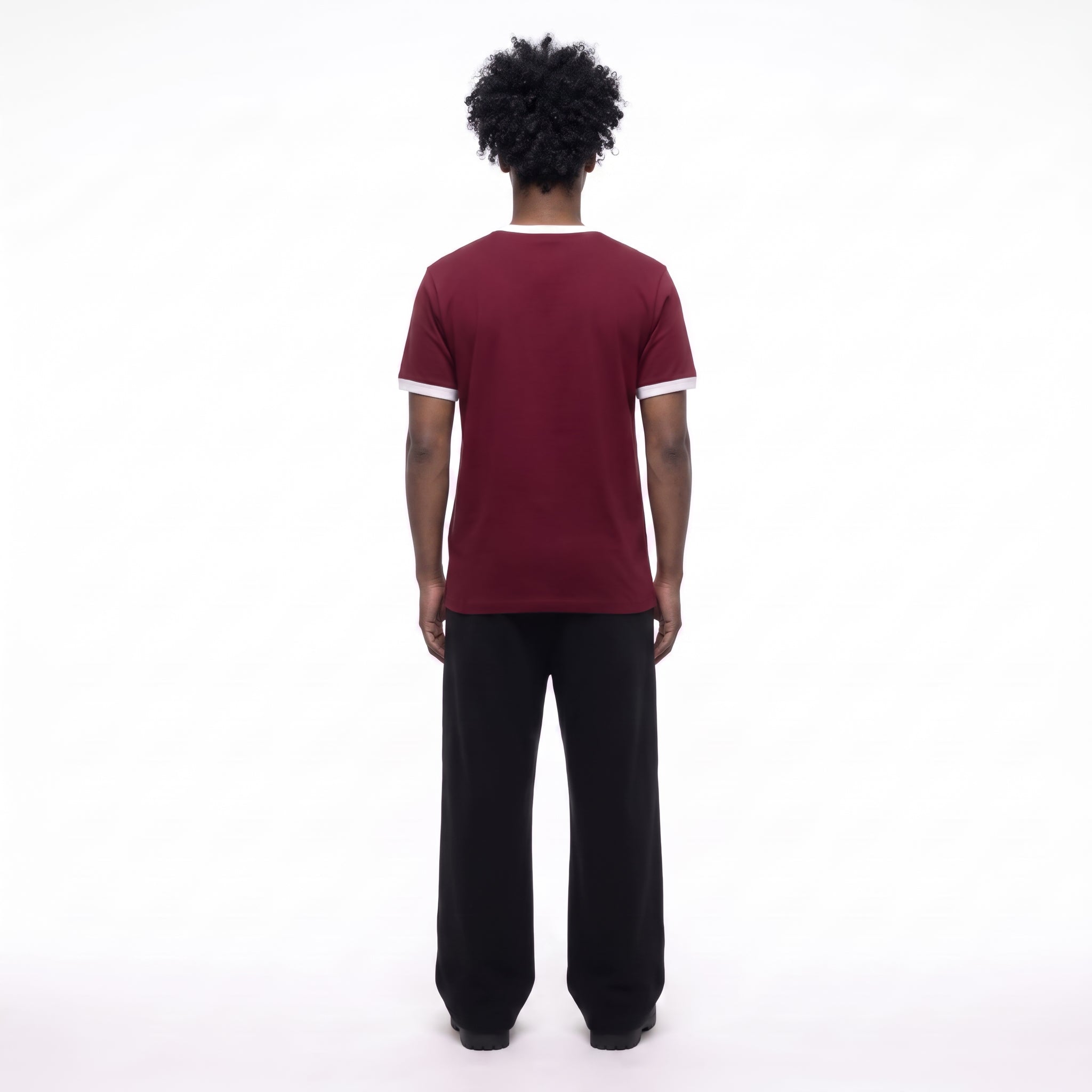 Ringer T-shirt Burgundy