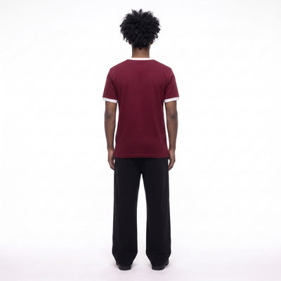 Ringer T-shirt Burgundy