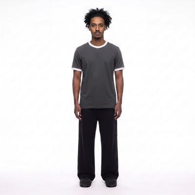 Ringer T-shirt Gray
