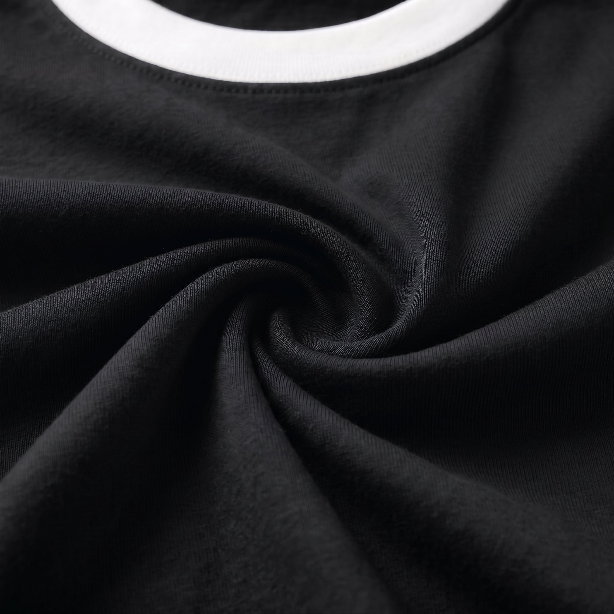 Ringer T-shirt Black
