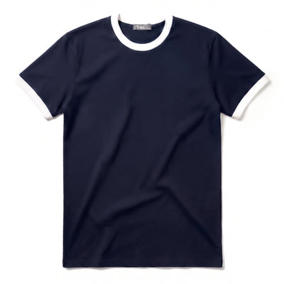 Ringer T-shirt Navy blue