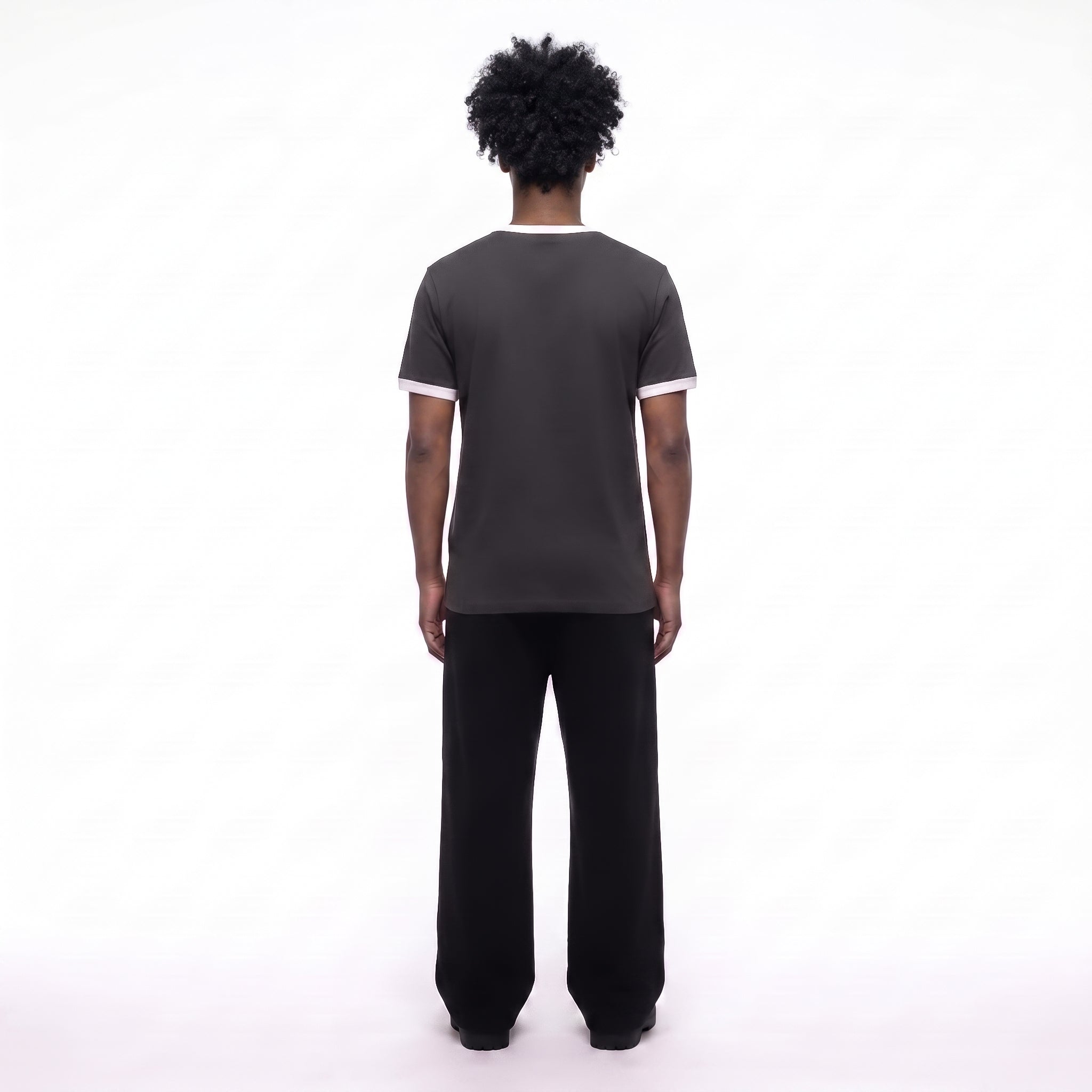 Ringer T-shirt Gray