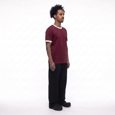 Ringer T-shirt Burgundy