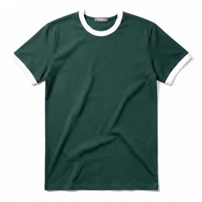 Ringer T-shirt Green